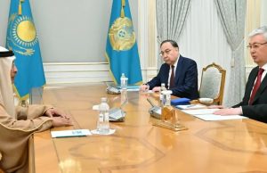 Мемлекет басшысы БАӘ-нің Қазақстандағы елшісін қабылдады