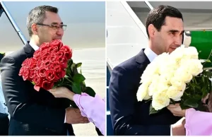 Садыр Жапаров пен Сердар Бердімұхамедов Астанаға келді